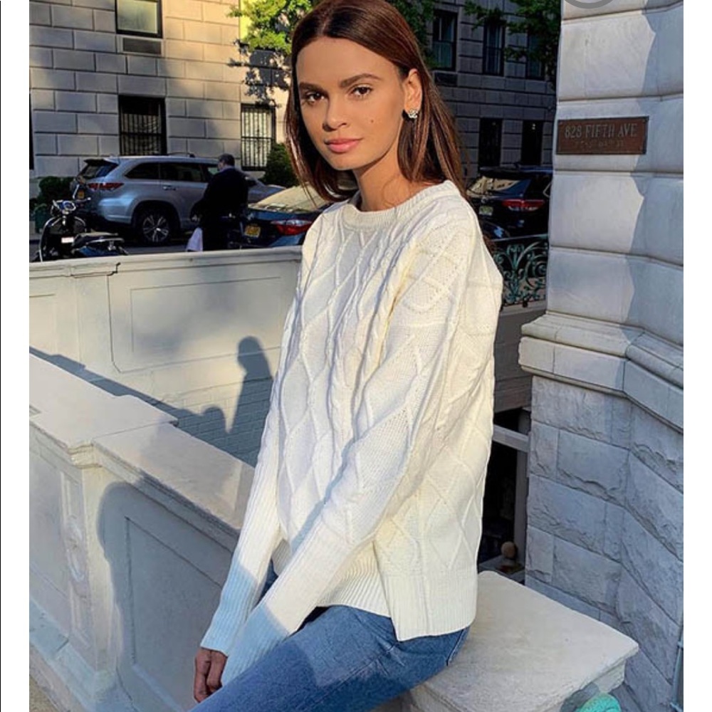 Lioness Off White Sweater